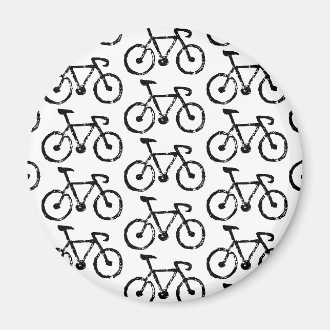 Íman Impressão de bicicleta de corrida (Frente)