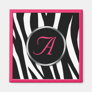 Íman Impressão de Chic Zebra - Impressão - Magnética de