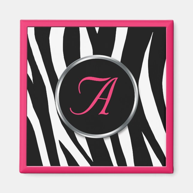 Íman Impressão de Chic Zebra - Impressão - Magnética de (Frente)