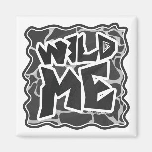 Íman Impressão de Cinzas Negra e Clara Girafa