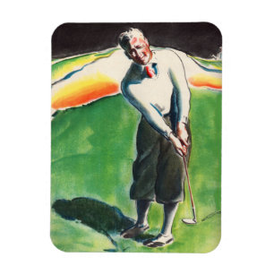 Íman impressão de golfe de 1934