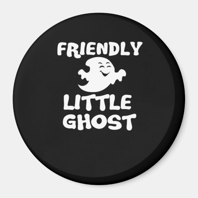 Íman Impressão de Halloween Little Boo  (Frente)
