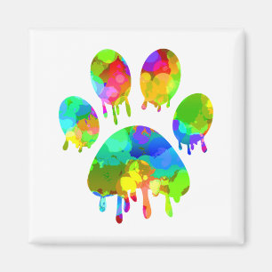 Íman Impressão de Paw