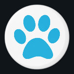 Íman Impressão de Paw<br><div class="desc">Design de impressão de plataforma divertida para amantes de os animais!</div>