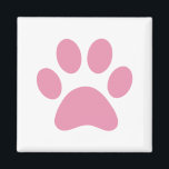 Íman Impressão de Paw<br><div class="desc">Design de impressão de plataforma divertida para amantes de os animais!</div>