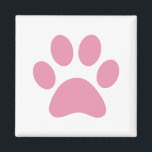 Íman Impressão de Paw<br><div class="desc">Design de impressão de plataforma divertida para amantes de os animais!</div>