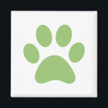Íman Impressão de Paw<br><div class="desc">Design de impressão de plataforma divertida para amantes de os animais!</div>