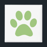 Íman Impressão de Paw<br><div class="desc">Design de impressão de plataforma divertida para amantes de os animais!</div>