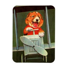 Íman impressão de piloto de cães