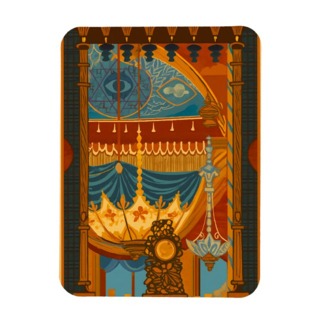 Íman Impressão de teto místico da Sala de Música de Bri (Vertical)