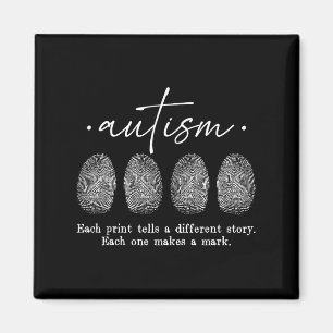 Íman Impressão Digital Autismo Cada Impressão diz uma R
