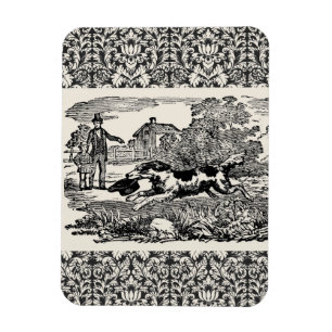 Íman Impressão do animal de estimação da ilustraçã