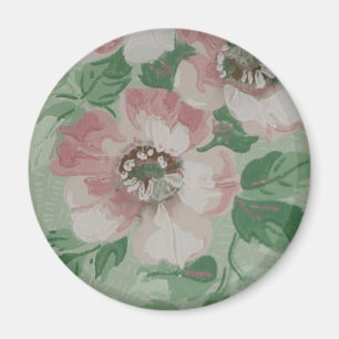 Íman Impressão floral do vintage