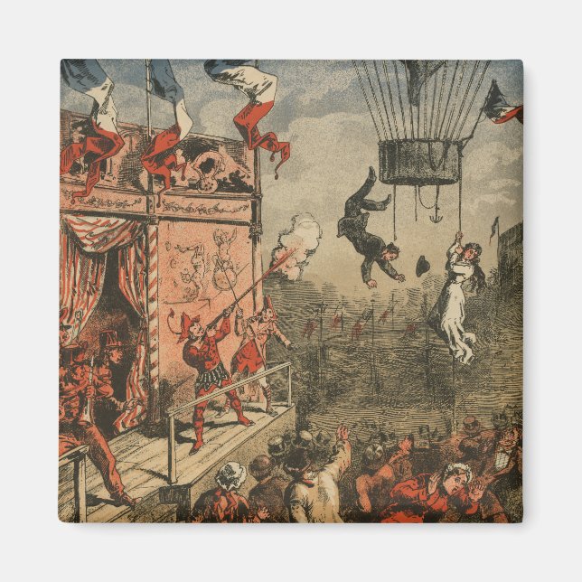 Íman Impressão Humorística De Um Artista Teatral (Frente)