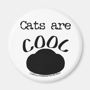 Íman Impressão legal de Cat-Paw
