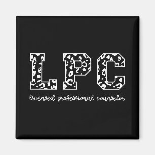 Íman Impressão Leopard de Conselheiro Profissional Lic