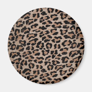 Íman impressão-leopardo-de-chita