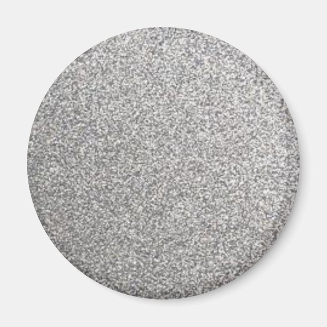 ÍMAN IMPRESSÃO MAGNET DO GLITTER SILVER (Frente)