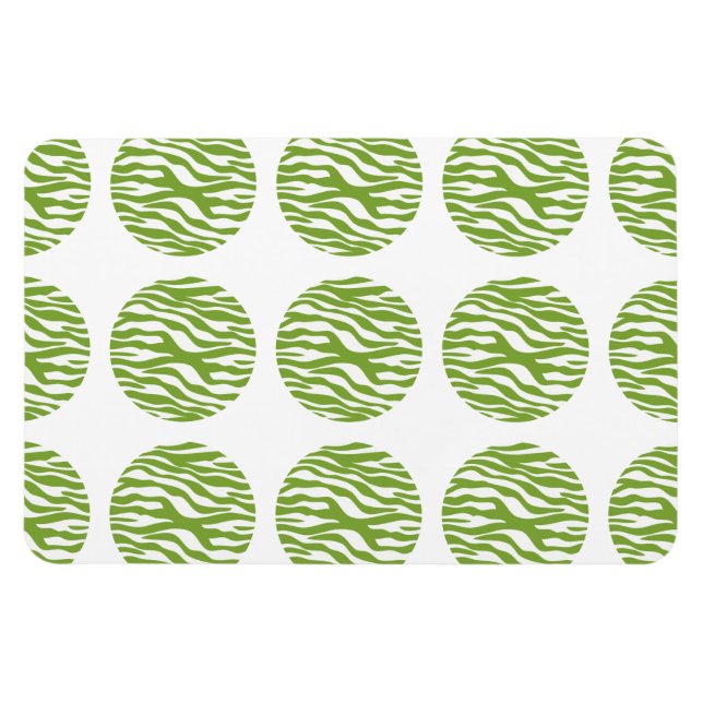 Íman Impressão Zebra Bolinhas Premium Magnet (Horizontal)