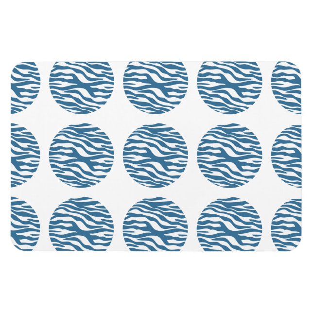 Íman Impressão Zebra Bolinhas Premium Magnet (Horizontal)