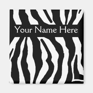 Íman Impressão Zebra Magnet Personalizada