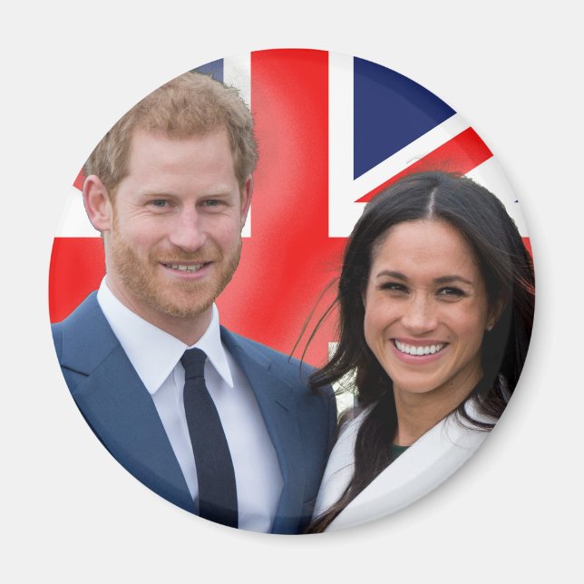 Íman Impressionante! Prince Harry e Meghan Markle (Frente)