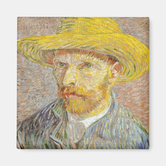 Íman Impressionismo Foto de Vincent Van Gogh com (Frente)