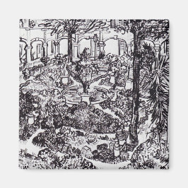 Íman Impressionismo Vincent Van Gogh Garten des Hospita