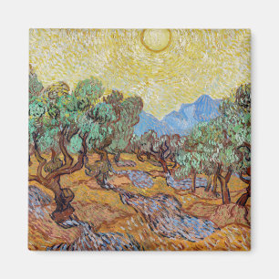 Íman Impressionismo Vincent Van Gogh Olive Trees Famoso