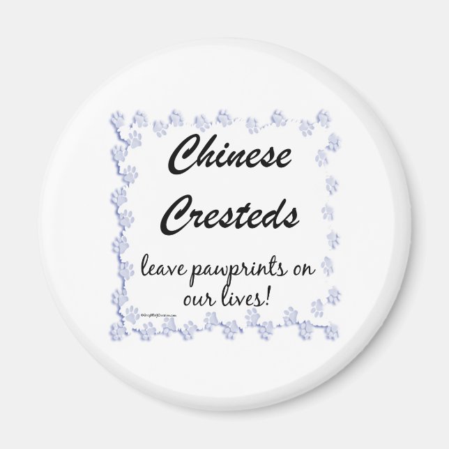 Íman Impressões Crestas Chinesas - Magnet (Frente)