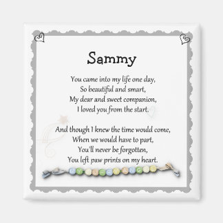 Íman Impressões de pata no meu coração de estimação per