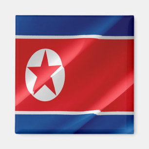 Íman Impressora zKP002 FLAG Norte-Coreana a balançar