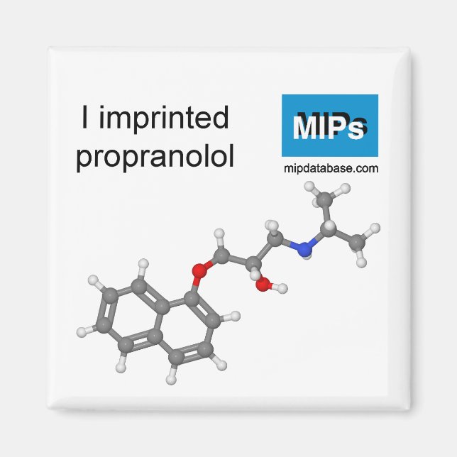 Íman Imprimi o ímã de propranolol (Frente)