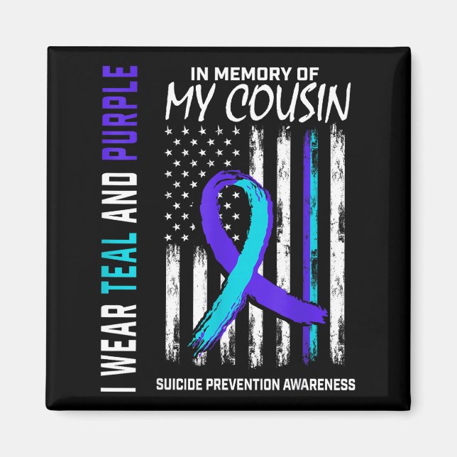 Íman In Memory Cousin Suicide Awareness Prevention Amer (Frente)