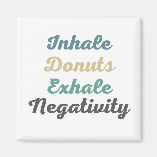 Íman Inalar as Rosquinhas Exalar os Magnetos de Negativ (Frente)