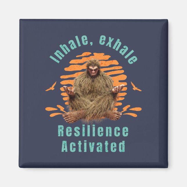 Íman Inalar, Exalar Resiliência Ativada Pé Grande (Frente)