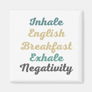 Íman Inalar Inglês, Café da Manhã, Exalar Os Magnetos D