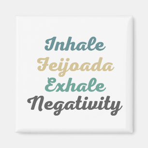 Íman Inalar os magnetos de negatividade de Exalar Feijo