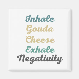 Íman Inalar os magnetos de negatividade do queijo Gouda