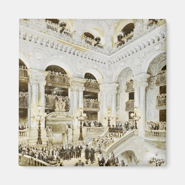 Íman Inauguração da Ópera de Paris (Frente)