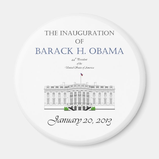 Íman Inauguração de Obama 2013 (Frente)