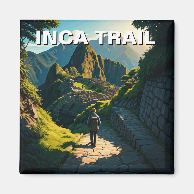 Íman Inca Trail Peru Machu Picchu Hike (Frente)