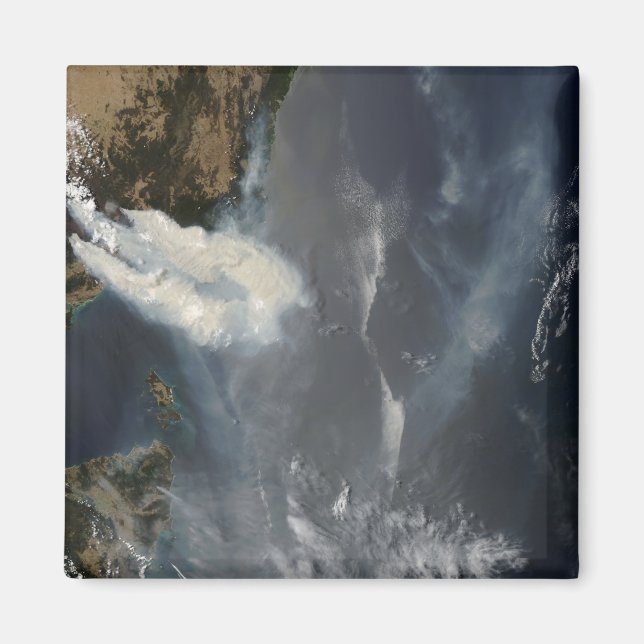 Íman Incêndios e fumaça no sudeste da Austrália (Frente)