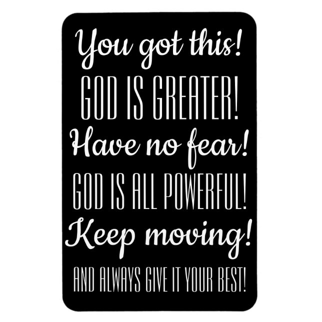 Íman Incentivar a fé inspiradora Deus é maior! (Vertical)