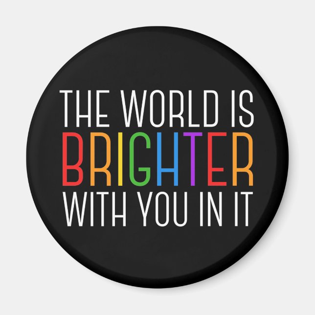 Íman Incentivo à Saúde Mental de Cotação Inspirativa (Frente)