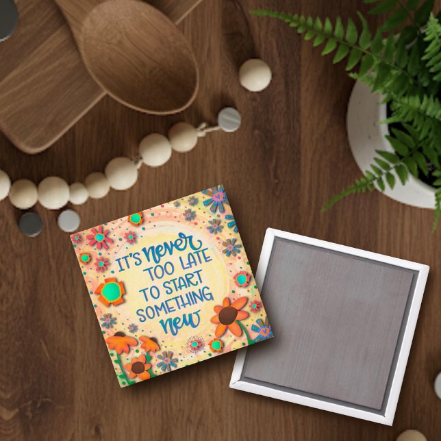 Íman Incentivo Independente Inspiracional Nunca Demasia (Criador carregado)