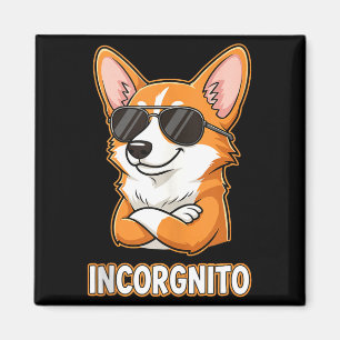 Íman Incógníto Humor Dono de Cachorro Corgi Galês Engra