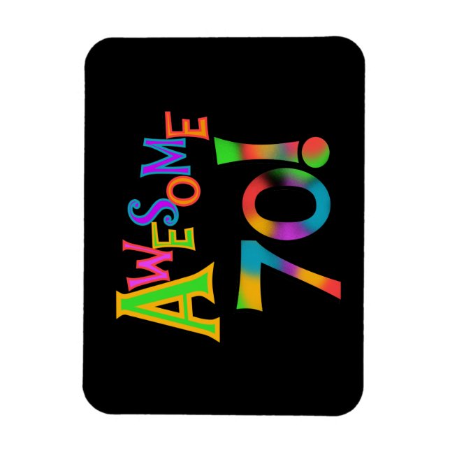 Íman Incrível 70 t-shirts e presentes (Vertical)