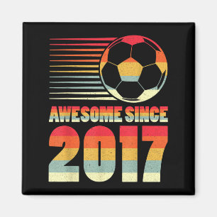Íman Incrível Desde 2017 Presentes Vintage de Futebol P