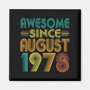Íman Incrível desde agosto de 1978 Anos 47º aniversário